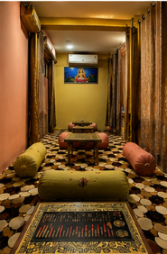 Traditional Arabian majlis seating